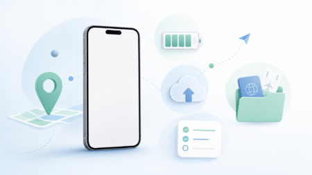 Como preparar o celular antes de uma viagem Ilustração editorial sobre preparação do celular antes de viajar